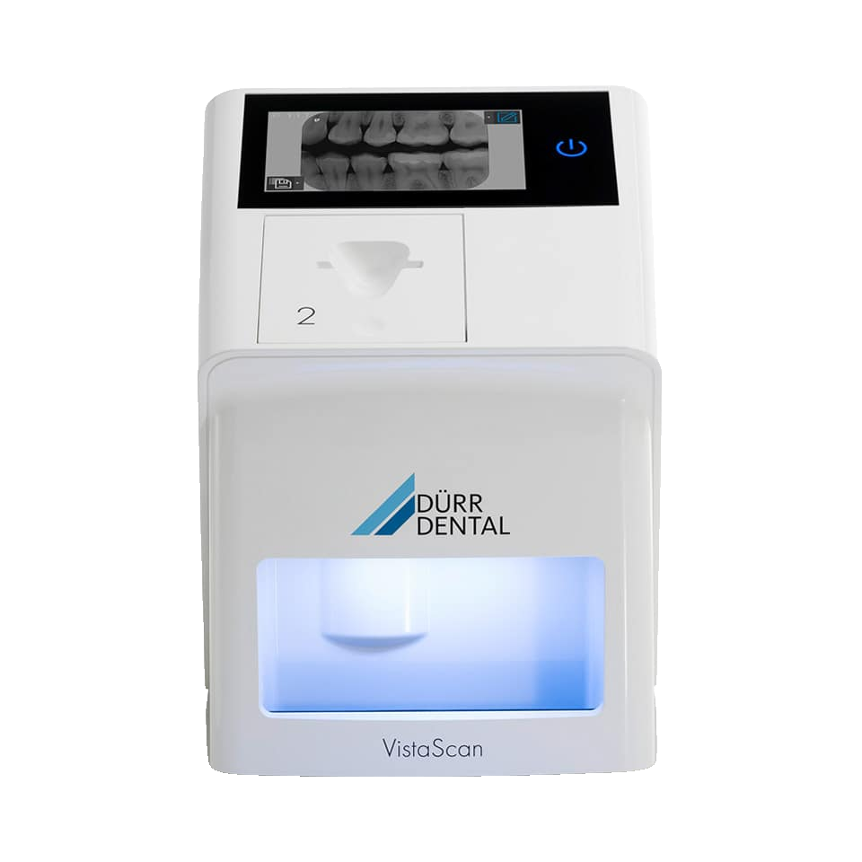 VistaScan Mini View 2.0 — scanner de plaques au phosphore (ERLM) Dürr Dental, distribué en France par 2A Dental Services